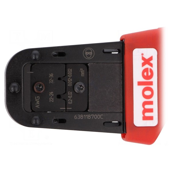 Narzędzie: do zaciskania MOLEX 0638118700