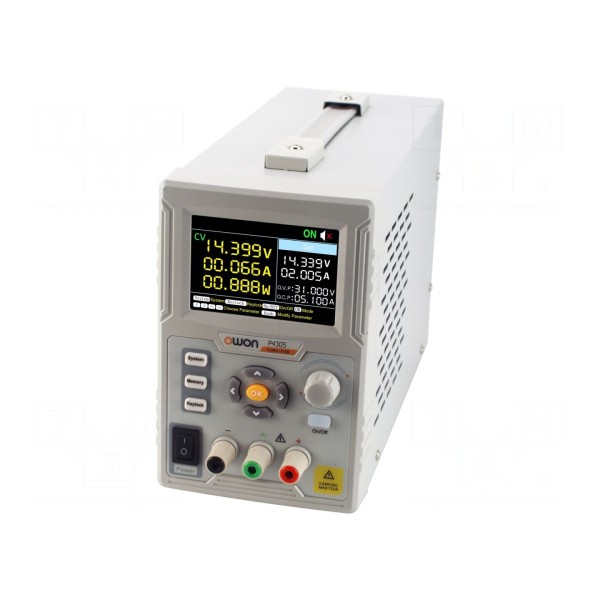 Zasilacz laboratoryjny: programowalny OWON P4305