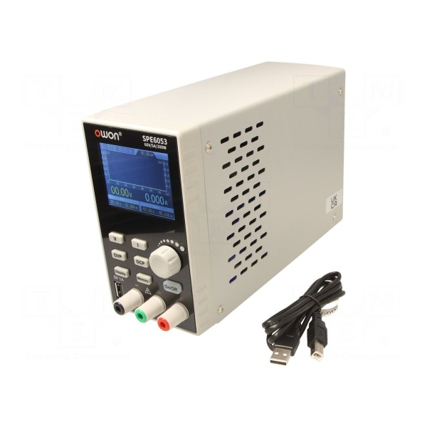 Zasilacz laboratoryjny: programowalny OWON SPE6053