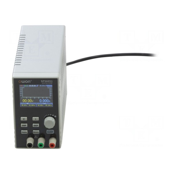 Zasilacz laboratoryjny: programowalny OWON SPS6051