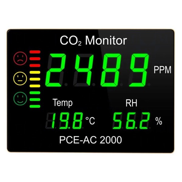 Miernik: CO2, temperatury i wilgotności PCE INSTRUMENTS PCE-AC 2000