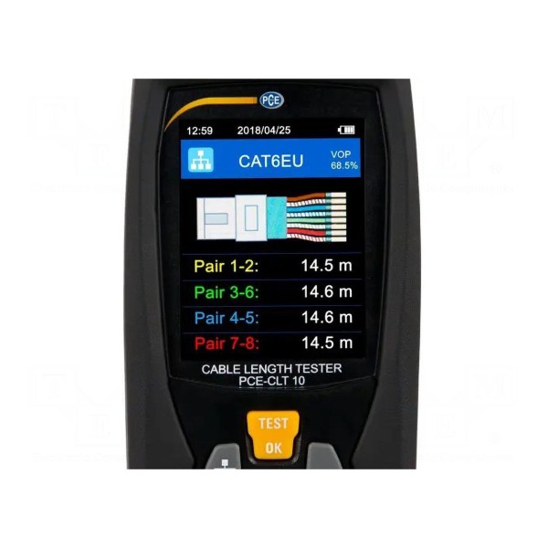 Miernik: długości przewodów PCE INSTRUMENTS PCE-CLT 10