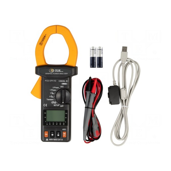 Miernik: wielofunkcyjny PCE INSTRUMENTS PCE-GPA 62-ICA