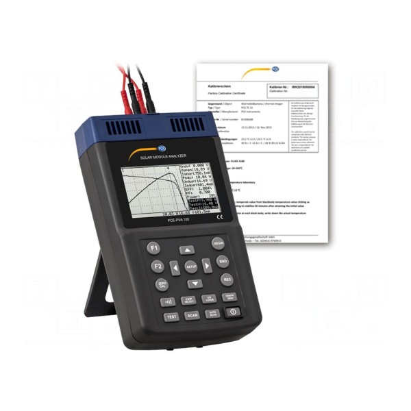 Miernik: analizator wydajności paneli PV PCE INSTRUMENTS PCE-PVA 100-ICA