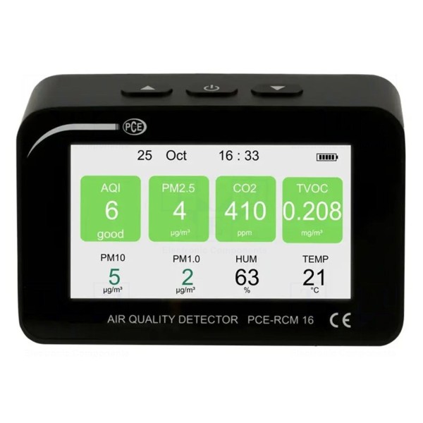 Miernik: jakości powietrza PCE INSTRUMENTS PCE-RCM 16