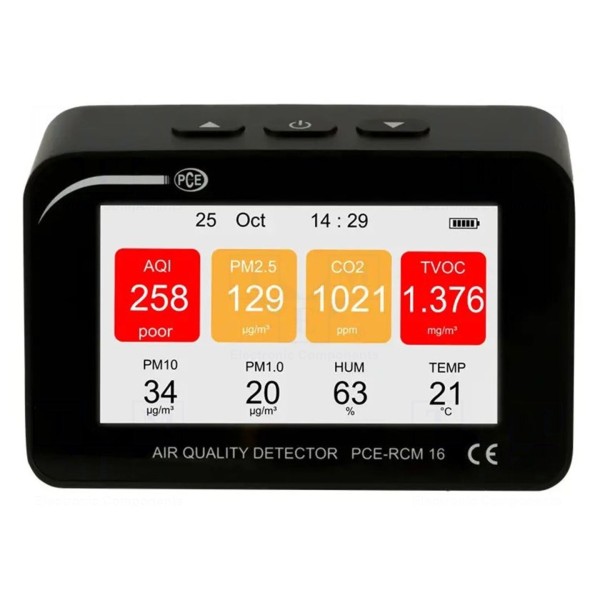 Miernik: jakości powietrza PCE INSTRUMENTS PCE-RCM 16