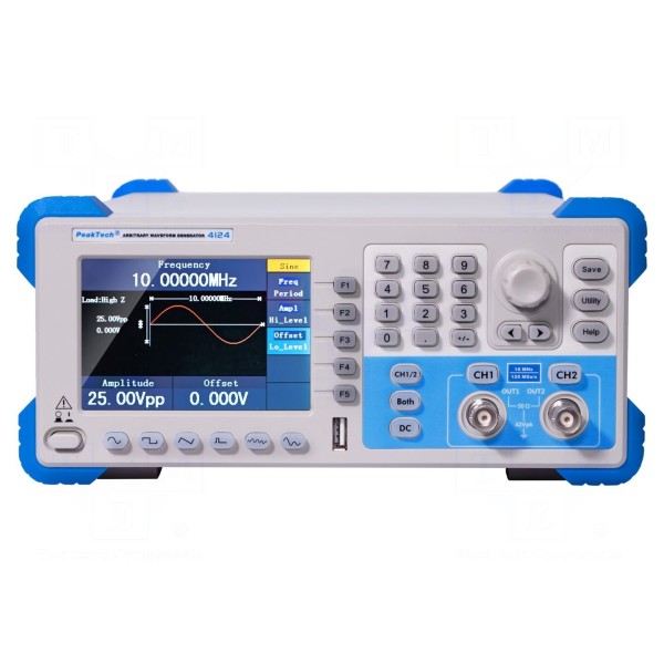Generator laboratoryjny: funkcyjny, arbitralny PEAKTECH P 4124