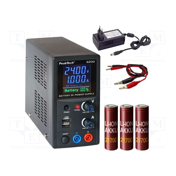 Zasilacz laboratoryjny: standardowy PEAKTECH P6200
