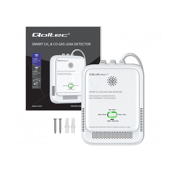 Miernik: wykrywacz gazu QOLTEC 52578