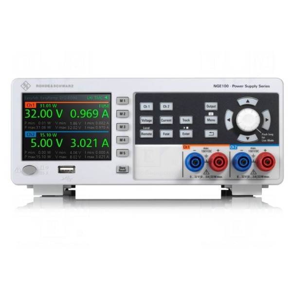 Zasilacz laboratoryjny: programowalny ROHDE & SCHWARZ NGE-COM3B