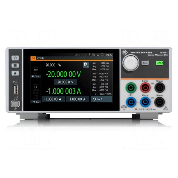 Miernik: jednostka pomiarowo-zasilająca ROHDE & SCHWARZ NGU201COM