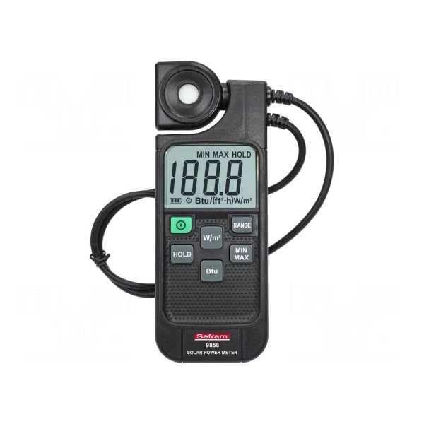 Miernik: mocy promieniowania słonecznego SEFRAM 9858