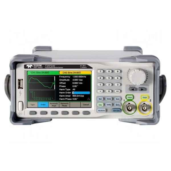 Generator laboratoryjny: funkcyjny, arbitralny TELEDYNE LECROY T3AFG40