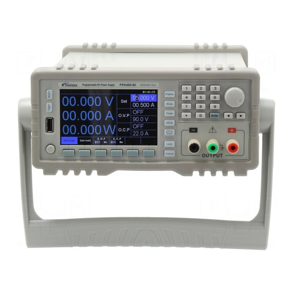 Zasilacz laboratoryjny: programowalny TWINTEX PPA400-80