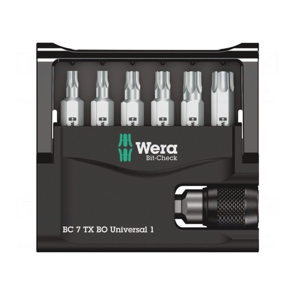 Zestaw narzędzi: końcówki wkrętakowe WERA 05056158001
