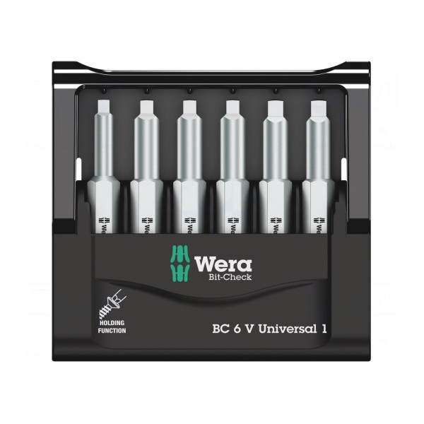 Zestaw narzędzi: końcówki wkrętakowe WERA 05056478001