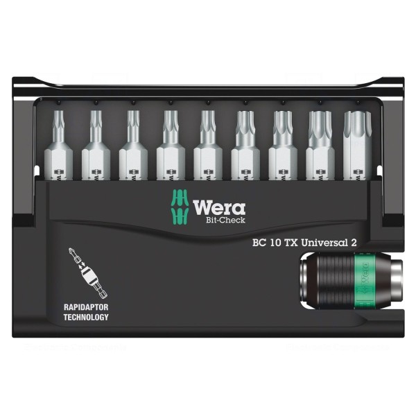 Zestaw narzędzi: końcówki wkrętakowe WERA 05057115001