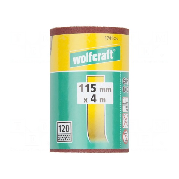 Czyściwo: papier ścierny WOLFCRAFT 1741000