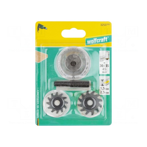 Uniwersalny zestaw frezów WOLFCRAFT 3253000