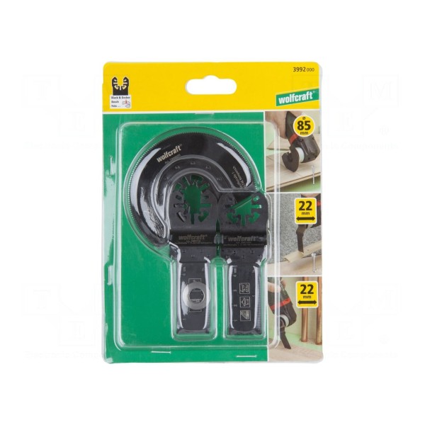 Zestaw ostrzy WOLFCRAFT 3992000