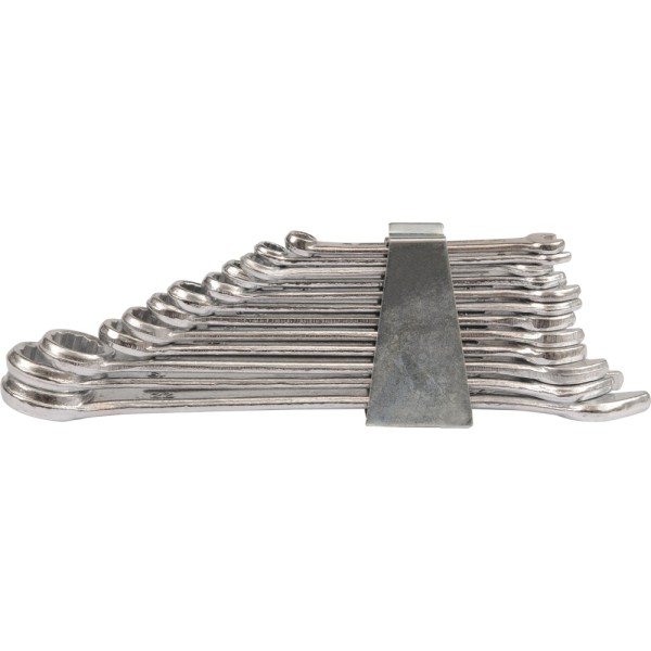 KLUCZE PŁASKO-OCZKOWE 6-22 MM, ZESTAW 12 SZT. CLIP 51630
