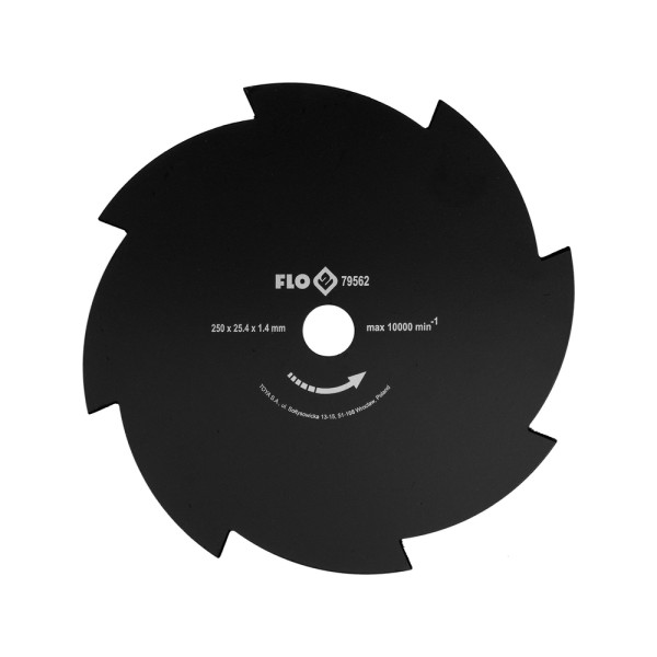 TARCZA TNĄCA 8-ZĘBÓW DO KOSY 250MM / 25,4MM 79562