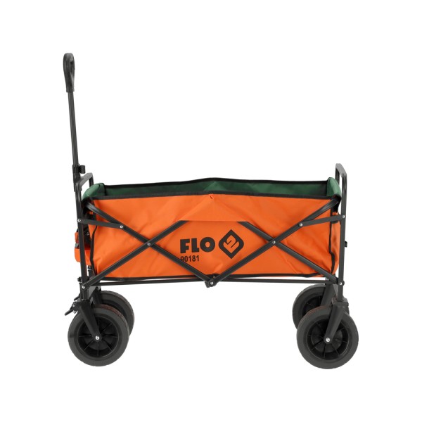 WÓZEK OGRODOWY TURYSTYCZNY SKŁADANY Z SZEROKIMI OPONAMI 100KG 90181