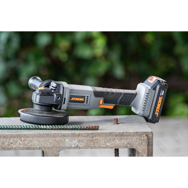 SZLIFIERKA KĄTOWA 20V, 125 MM, 8000 MIN⁻¹ - BEZ AKUMULATORA 78090