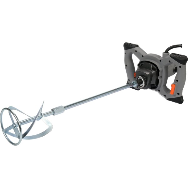 MIESZADŁO DO ZAPRAW 850W (M14;0-900 OBR)  Z DWIEMA KOŃCÓWKAMI MIESZAJĄCYMI W ZESTAWIE 78855