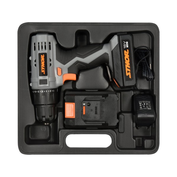 WIERTARKO-WKRĘTARKA 20V, 22 NM - DWA AKUMULATORY 1,3 AH 78972