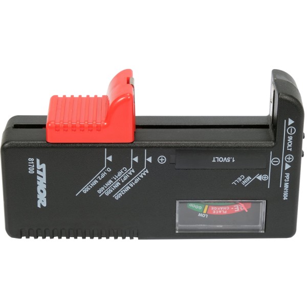 TESTER BATERII 1,5V ORAZ 9V WSZYSTKIE RODZAJE 81700