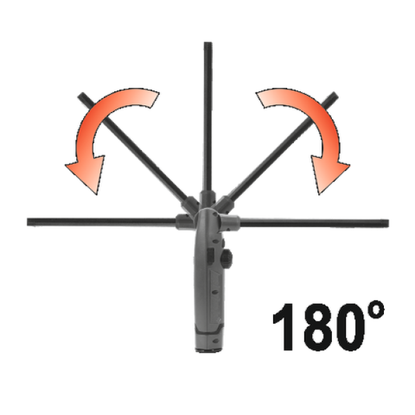 LAMPA WARSZTATOWA 50-500LM, IK07, IP63, LI-ION 3,7V 2000MAH 82743