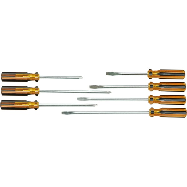 WKRĘTAKI Z PLASTIKOWĄ RĘKOJEŚCIĄ, ZESTAW 7 SZT. 64070