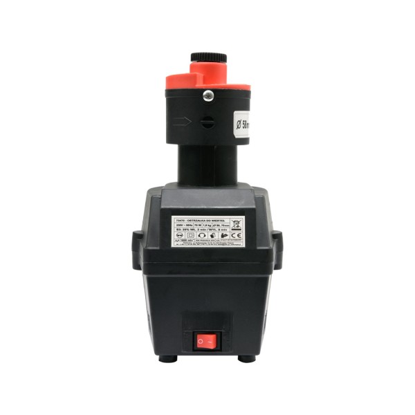 OSTRZAŁKA DO WIERTEŁ 3-16MM 70W, 2 PRZYSTAWKI I TARCZE 73470