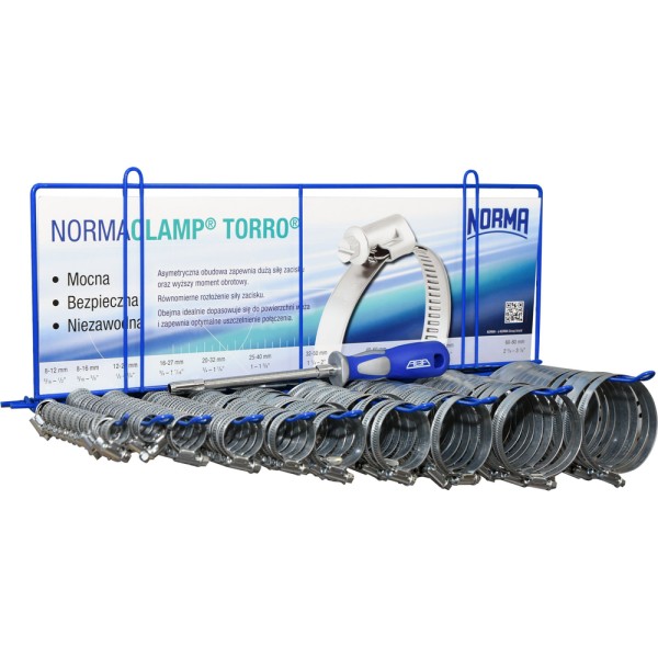 OPASKI ŚLIMAKOWE - ZESTAW SERWISOWY 365 SZT. /NORMA/ 73598