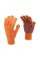 RĘKAWICE BAWEŁNIANE, NAKRAPIANE, POMARAŃCZOWE, 