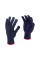 RĘKAWICE BAWEŁNIANO - POLIESTROWE, NAKRAPIANE, GRANATOWE, ''PSD'' 74104
