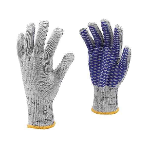 RĘKAWICE BAWEŁNIANO - POLIESTROWE Z SIATKĄ PVC, CROSS 74108