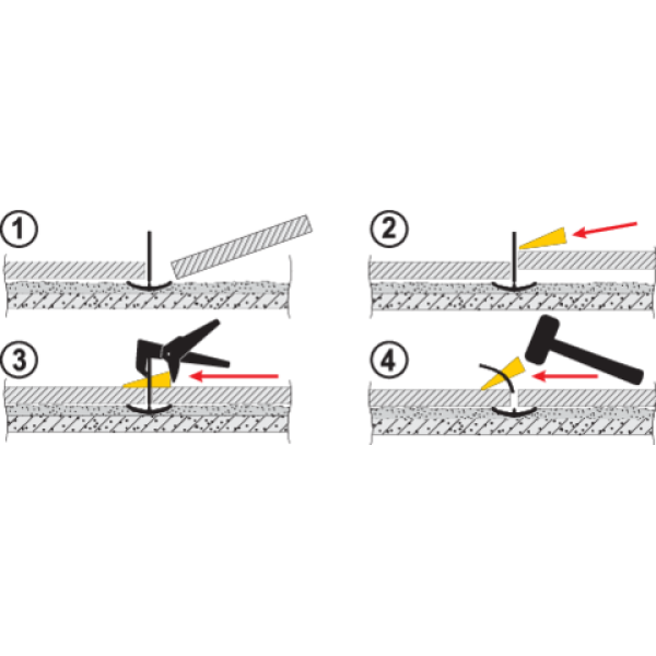 SYSTEM POZIOMOWANIA PŁYTEK 1,5MM 700+200+SZCZYPCE 04723