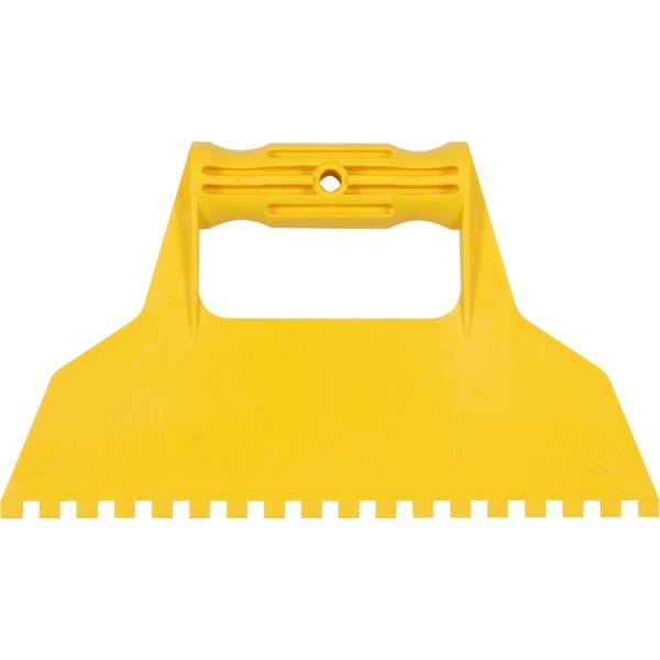 SZPACHLA PLASTIKOWA DO ZAPRAW I KLEJÓW 225MM Z ZĘBAMI 6X6MM 05972