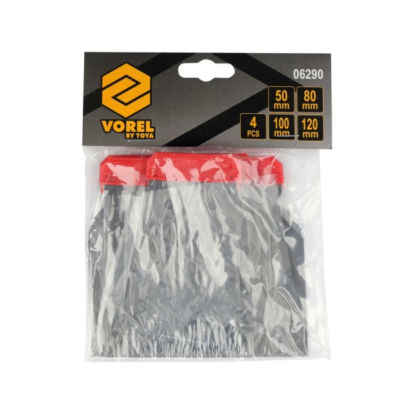 SZPACHELKI NIERDZEWNE JAPONKI, 4 SZT. 06290