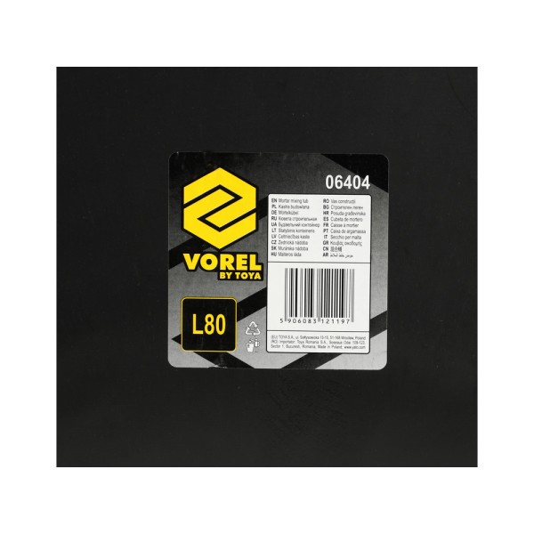 KASTRA BUDOWLANA PROSTOKĄTNA L80 06404