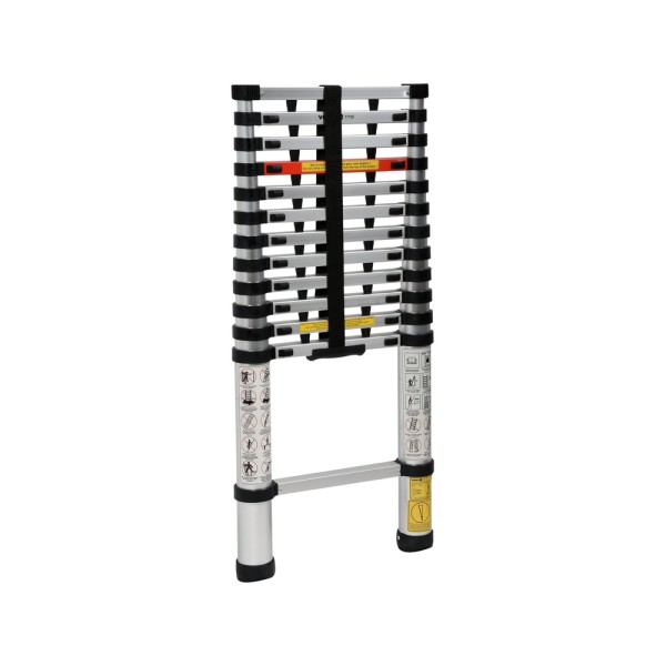 DRABINA ALU TELESKOPOWA 3,8M 13 STOPNI 17702