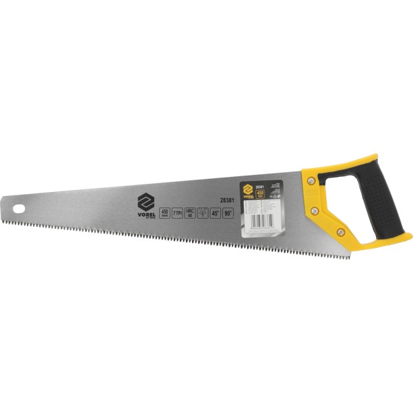 PIŁA PŁATNICA 450MM, OSTRZONE I HARTOWANE TRZY KRAWĘDZIE ZĘBÓW 28381