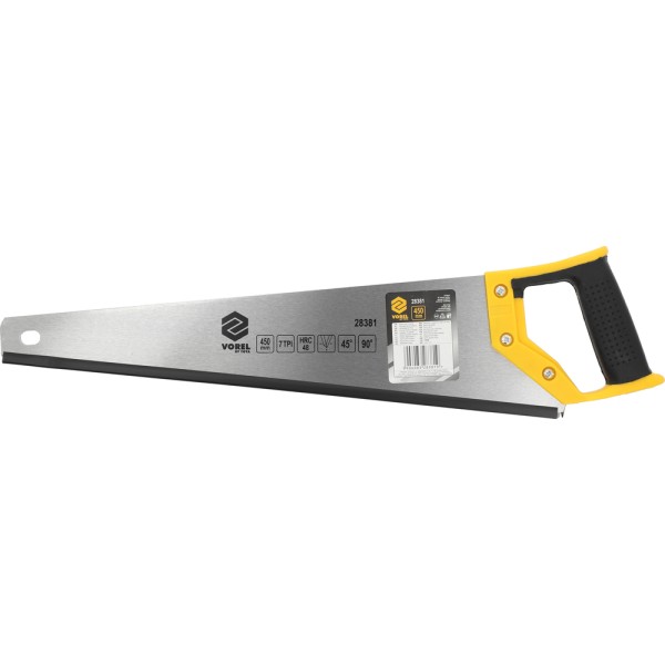 PIŁA PŁATNICA 450MM, OSTRZONE I HARTOWANE TRZY KRAWĘDZIE ZĘBÓW 28381