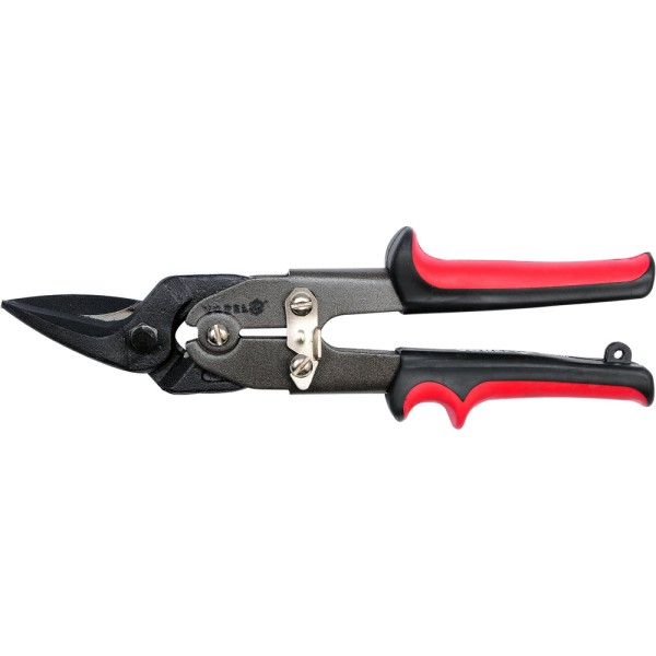NOŻYCE DO BLACHY LEWE, CR-NI, 2-KOLOROWA RĘKOJEŚĆ. 48080
