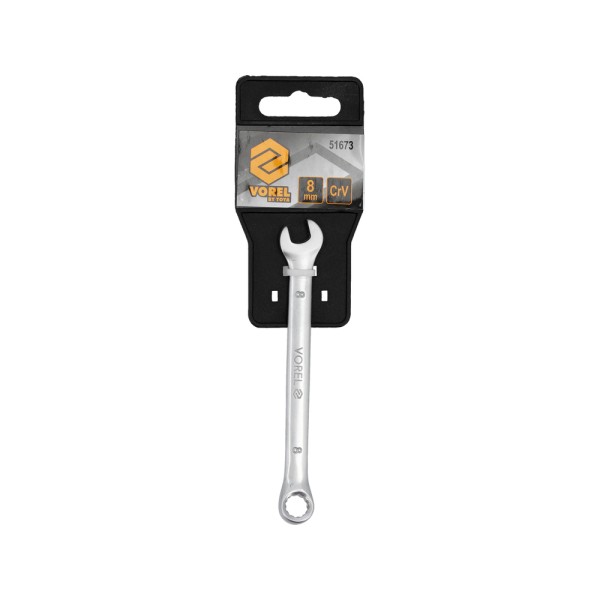KLUCZ PŁASKO-OCZKOWY C-V 8MM SATYNA 51673