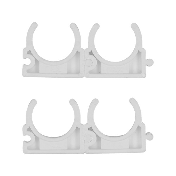 UCHWYTY, KLIPSY MONTAŻOWE, INSTALATORSKIE, OTWARTE DO RUR 22MM 4SZT. 54814