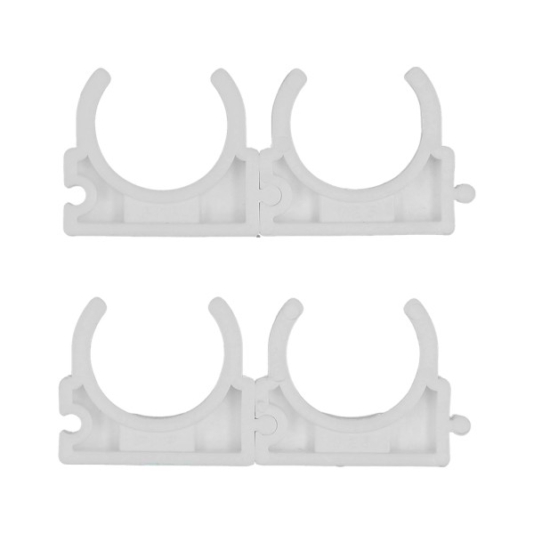 UCHWYTY, KLIPSY MONTAŻOWE, INSTALATORSKIE, OTWARTE DO RUR 25MM 4SZT. 54815
