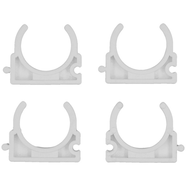 UCHWYTY, KLIPSY MONTAŻOWE, INSTALATORSKIE, OTWARTE DO RUR 28MM 4SZT. 54816